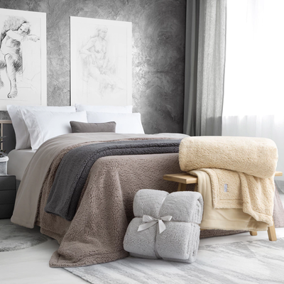FRAZADA DOBLE DE CAMA VIENA 2½ PZAS 220X240CM