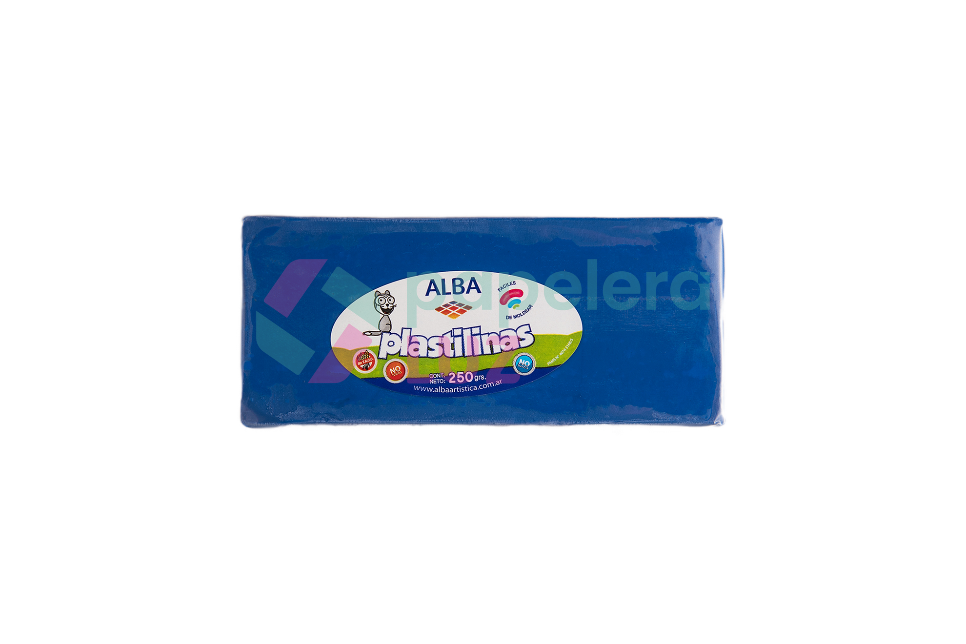 PLASTILINA ALBA AZUL X 250GR | Papelera Luz - Donde la calidad y precio ...