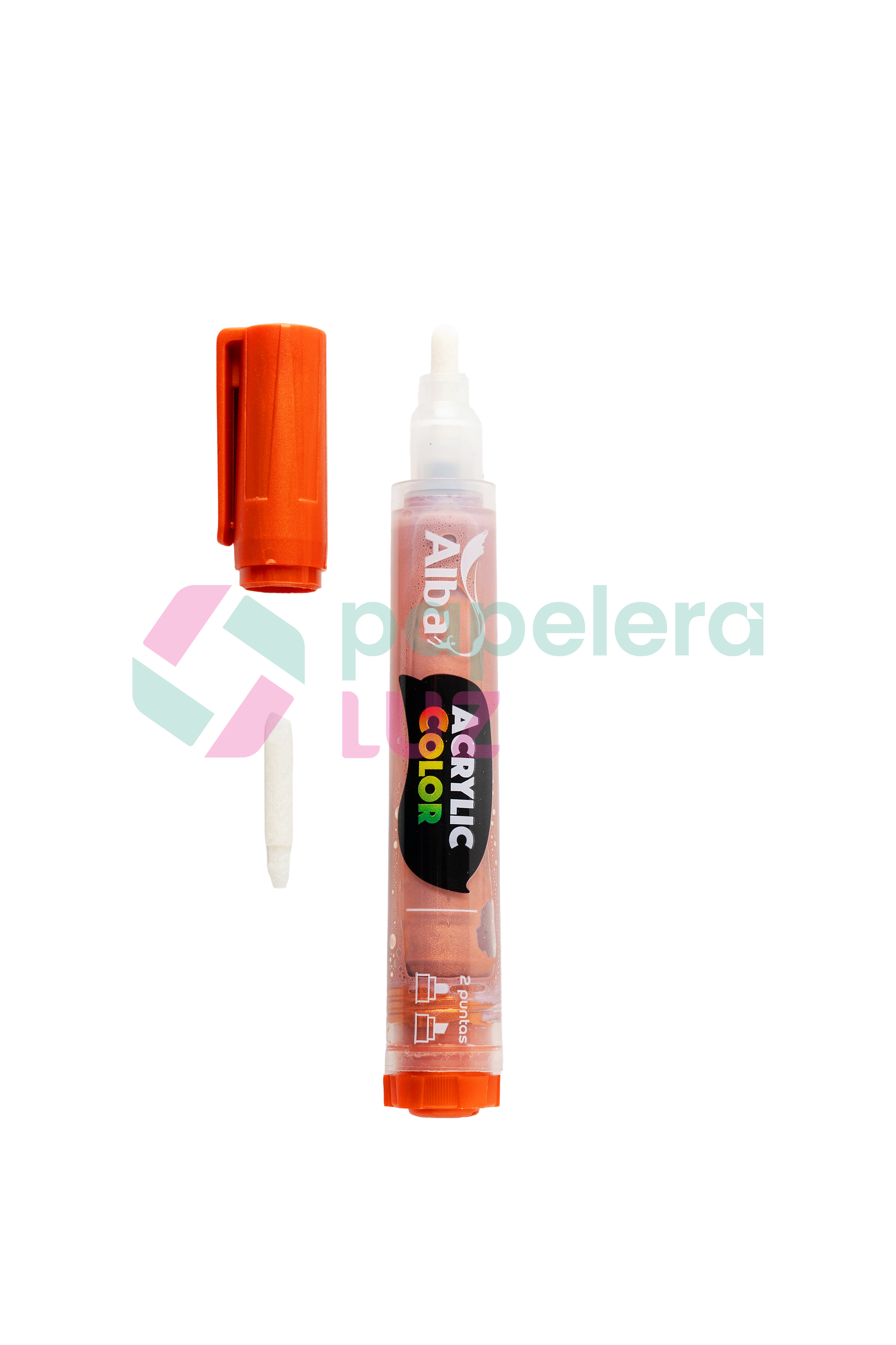 MARCADOR ACRYLIC ALBA COLOR COBRE 4MM(M) | Papelera Luz - Donde la ...