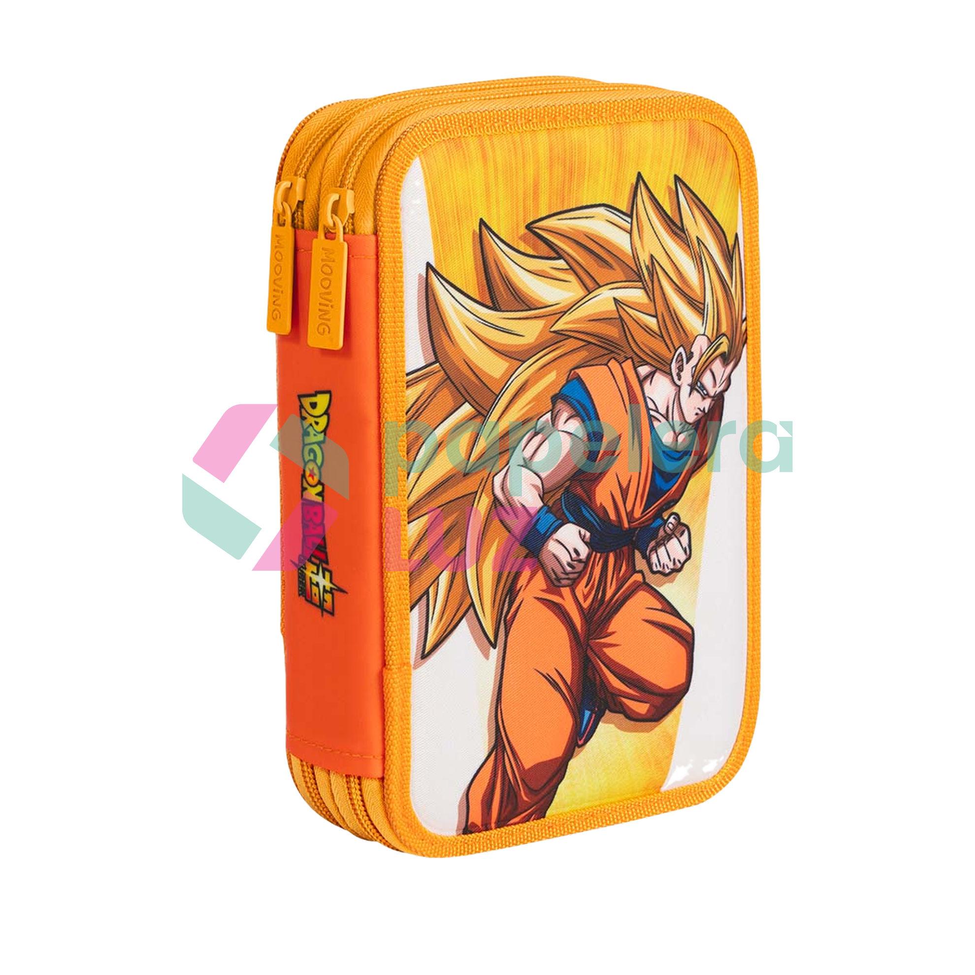 Mooving - Cartuchera 2 Pisos Dragon Ball | Papelera Luz - Donde la ...