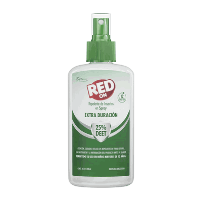 Repelente Extra duración Spray Red On 200 ml. 