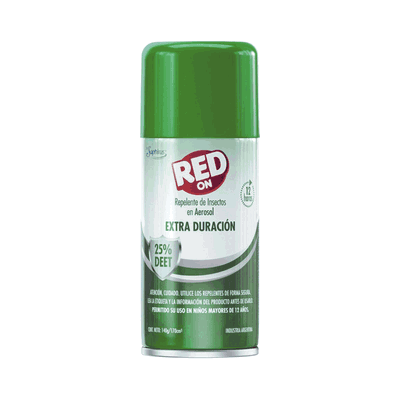 Repelente Extra duración en Aerosol Red On 170 ml.