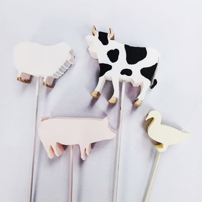 Kit Topper Granja Animales