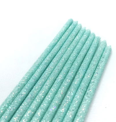 Velas Aqua Pastel x10