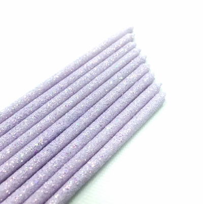 Velas Lila Pastel x10