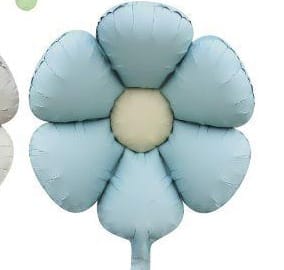 Globo Flor Mate Celeste
