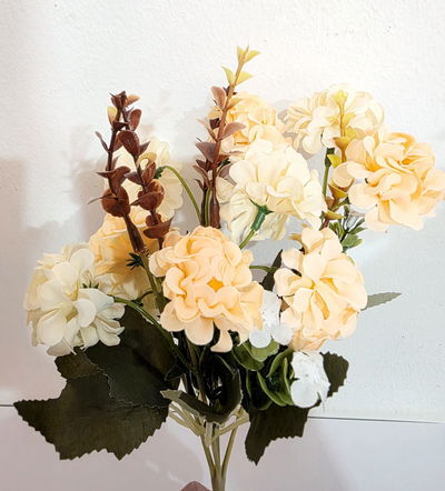 Ramo Hortensia natural y salmón