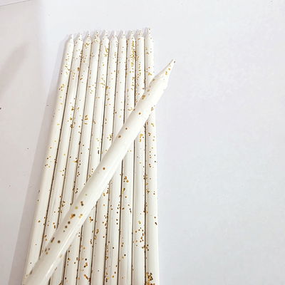 Vela Destello Oro x 10 unidades