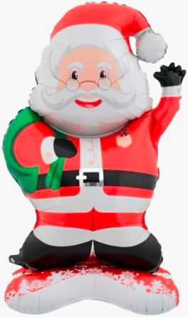 Globo Papa noel saludando 117cm