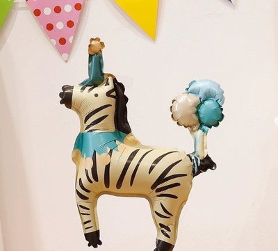 Globo Cebra de Circo 100x90