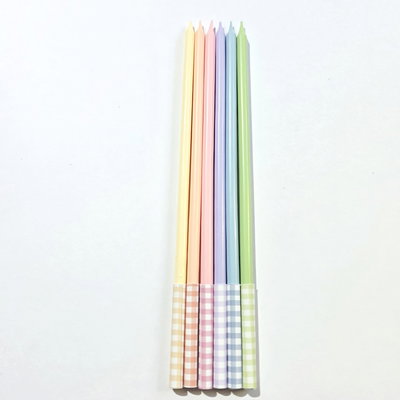 Velas Satin Tutti Frutti x 6 unidades