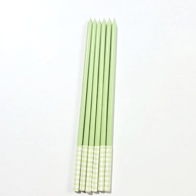 Velas Satin Lima x 6 unidades