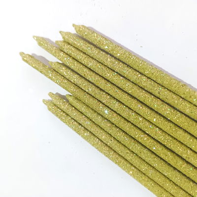 Velas Pistacho x 10 Unidades