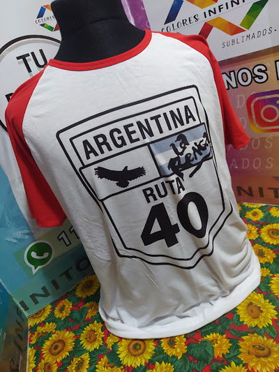 Remera CIS poliéster Raglan LA RENGA