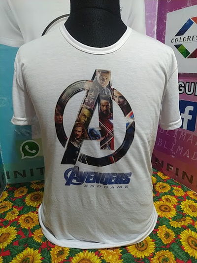 Remera CIS poliéster AVENGERS