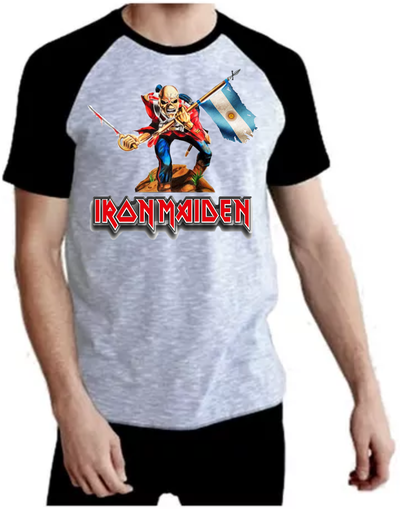 Remera CIS poliéster Raglan IRON MAIDEN