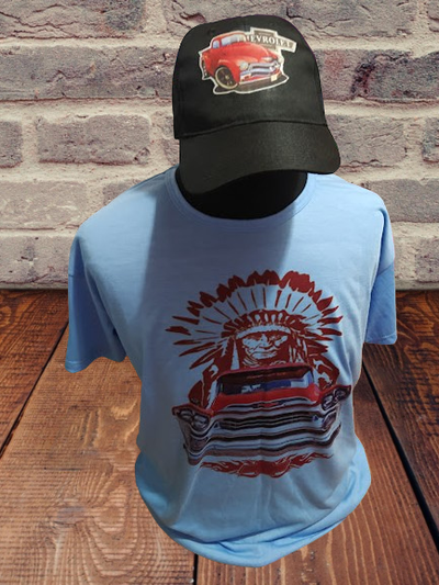 Remera de poliester +Gorra Truckers CHEVROLET 