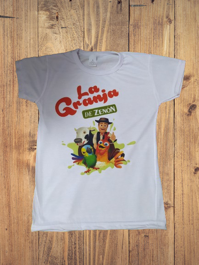 Remera Poliéster LA GRANJA DE ZENON 