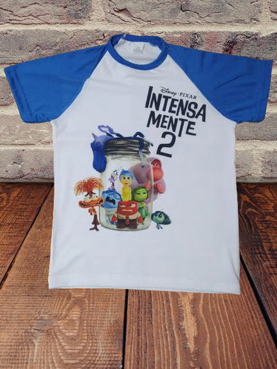 Remera  poliester  Niños  INTENSAMENTE 2