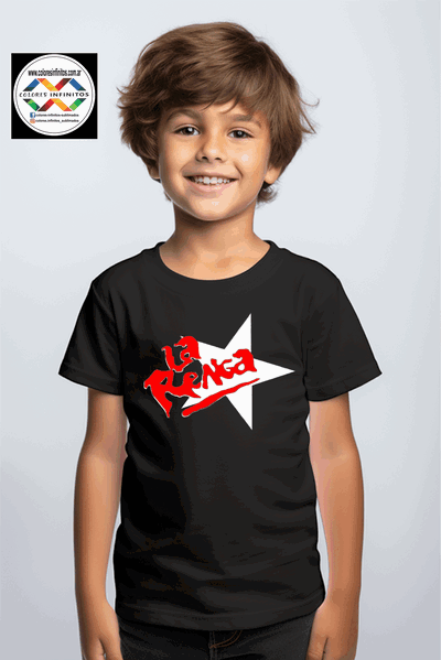 Remera CIS Algodon Niños Mini Rock LA RENGA