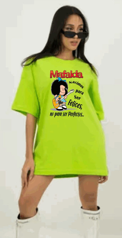 Remera Overzice Cis Algodon MAFALDA 