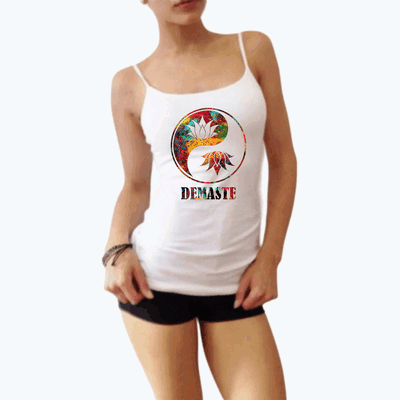 Musculosa poliester Cis con tiras Talle xs