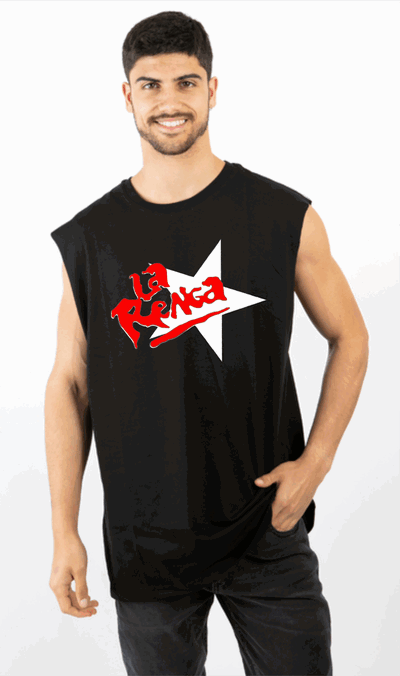 Remera Sin mangas Cis Algodon Talle L LA RENGA 