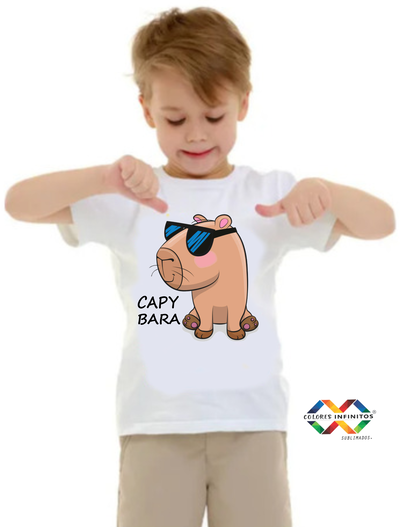 Remera Poliester CAPY BARA Talle 8