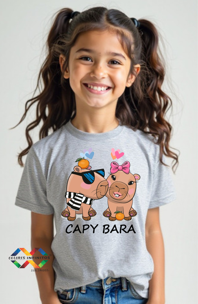 Remera poliester CAPY BARA Talle 10