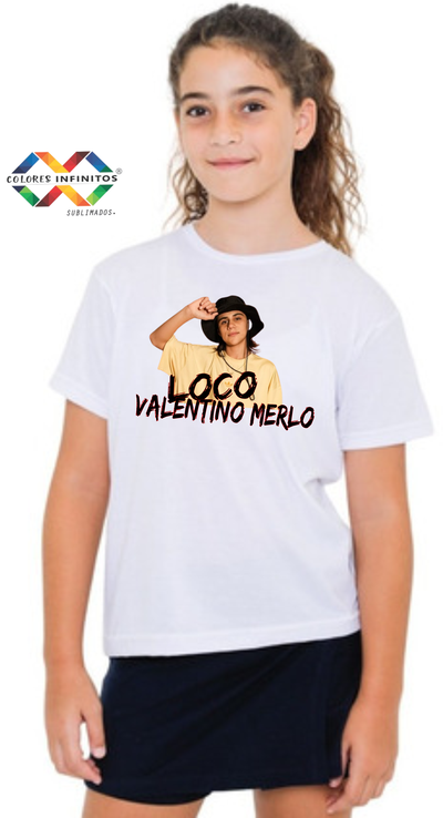 Remera Algodon Cis Niños VALENTIN MERLO Talle14