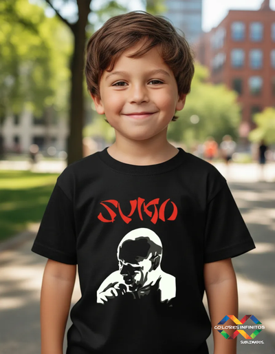 Remera algodon niño SUMO Talle 8