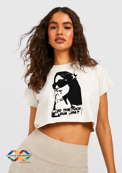 Crop top oversize DUA LIPA Talle Unico
