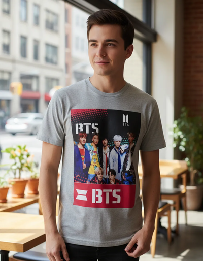 Remera Algodón BTS Talle M
