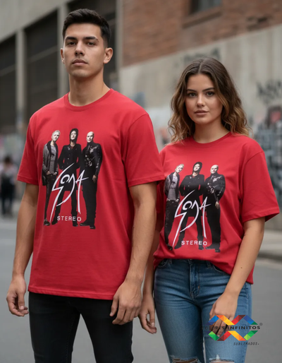 Remera Algodón SODA STEREO Talle XXL 