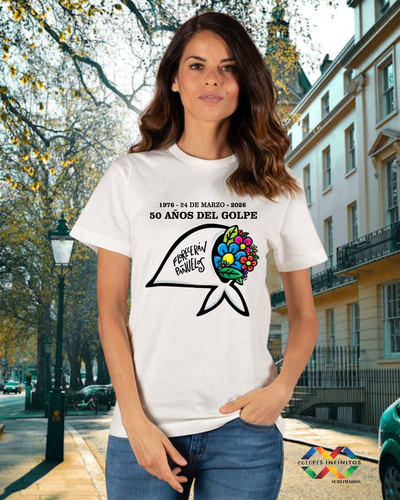 Remera Poliester PAÑUELOS BLANCOS Talle L