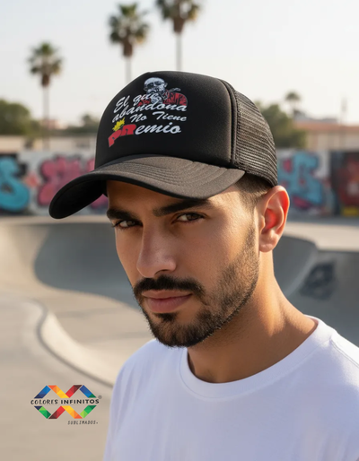 Gorra Trucker Estampada Rock Nacional Ajustables
