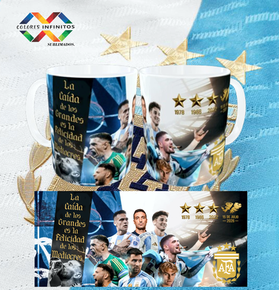 Taza Selección Argentina -Estampada sublimacion