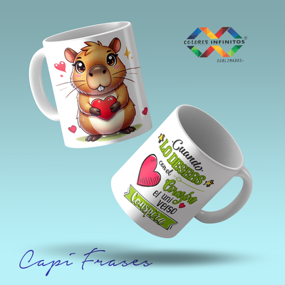 Tazas Ceramica CAPI FRASES 