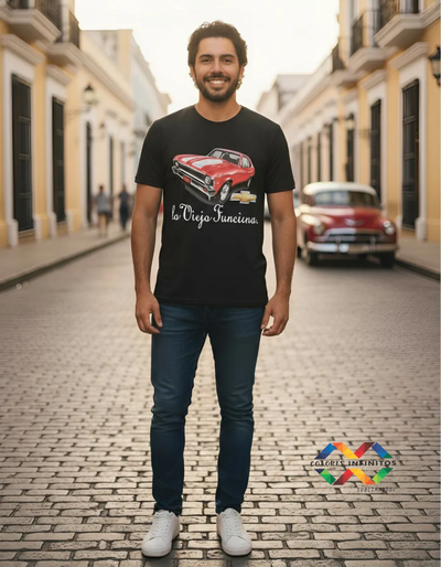Remera Oversize Cis LO VIEJO FUNCIONA CHEVROLET Talle L