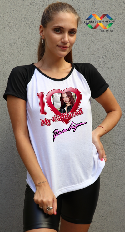 Remera poliester DUA LIPA TalleXXL