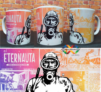 Taza Ceramica recta EL ETERNAUTA 