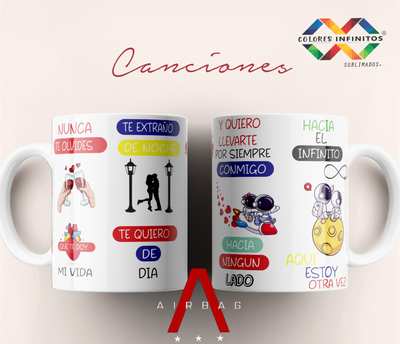 Taza ceramica Importada AIRBAG 