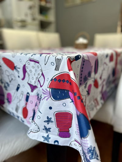 Mantel estampado 2.35m