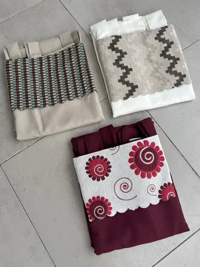 Cortinas largas chenille