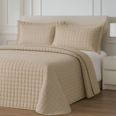 Cubrecama king premium con fundas