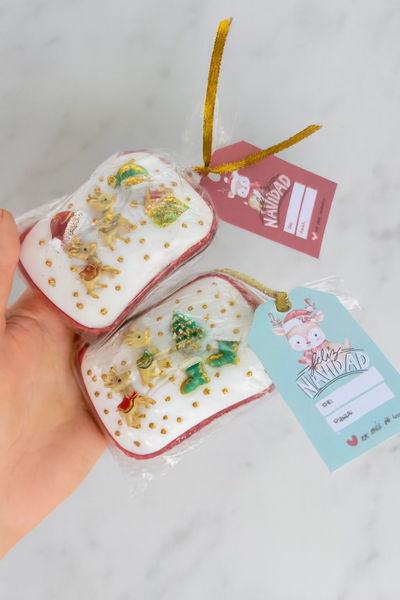 Jabón artesanal navideño