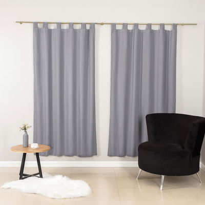 Cortinas largas microfibra