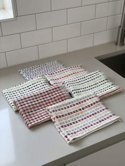 Repasador puntos algodón x2