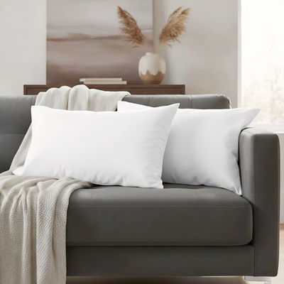 Par de fundas algodón percal 45x80