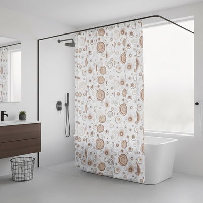 Cortina de baño simple